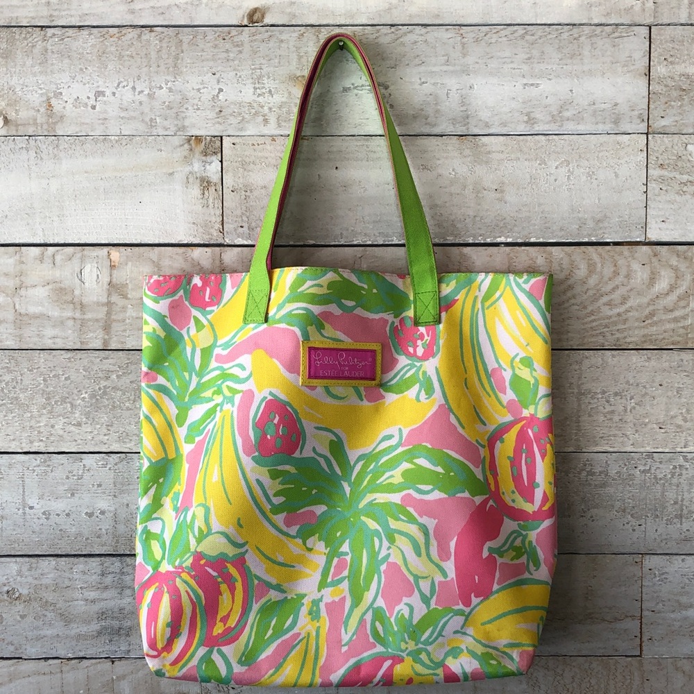 Lilly Pulitzer for Estée Lauder tote bag